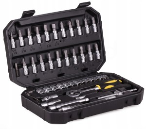 KLUCZE NASADOWE BITY ZESTAW KLUCZY NASADOWYCH 46el