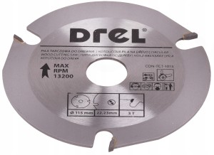 TARCZA CIĘCIA SZLIFOWANIA DREWNA SZLIFIERKĘ 115 mm