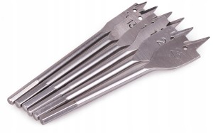 WIERTŁA DREWNA PŁASKIE ŁOPATKOWE PIÓRKOWE 10-25 mm