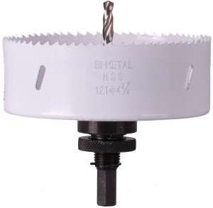 KORONKA 140mm BIMETAL otwornica wycinak + WIERTŁO