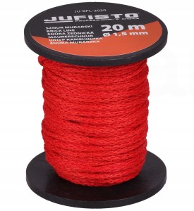 SZNUR MURARSKI 20 m SZNUREK BUDOWLANY PLECIONY