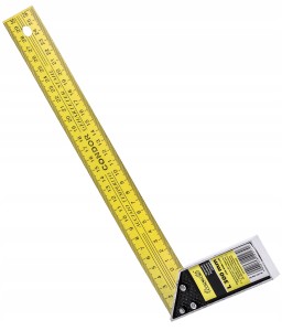 KĄTOWNIK STOLARSKI 300 mm PRZYMIAR WINKIEL STOPKA