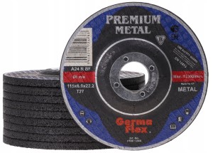 TARCZA szlifierkę cięcia METALU 115 x 6.0 x 22.2