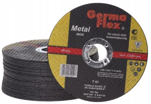 TARCZA cięcia METALU stali INOX 125 x 2.0 x 22.2