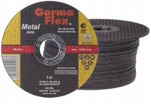 TARCZA cięcia METALU stali INOX 115 x 1.6 x 22.2