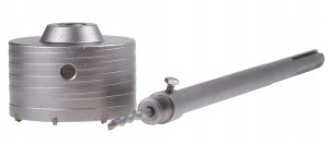 KORONKA 100 mm BETONU SDS-MAX WIERTŁO ADAPTER 600