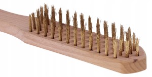 SZCZOTKA DRUCIANA MOSIĘŻNA USUWANIA RDZY 5-rzędowa