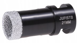 OTWORNICA DIAMENTOWA 25mm KORONKA GRESU SZLIFIERKĘ