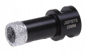 OTWORNICA DIAMENTOWA 20mm KORONKA GRESU SZLIFIERKĘ