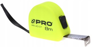 MIARA zwijana 8M metrówka taśma miernicza PRO TPR