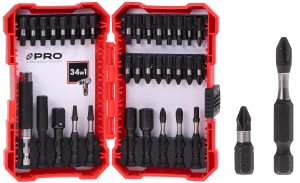 BITY zestaw bitów IMPACT nasadki PRO stal S2