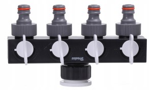 ROZDZIELACZ OGRODOWY Z ZAWORAMI NA KRAN PODLEWANIA