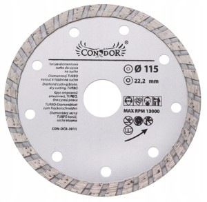 TARCZA DIAMENTOWA 115x22,2 BETON, TERAKOTA, CEGŁA