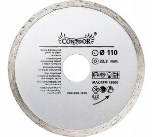 TARCZA DIAMENTOWA 110x22 GLAZURY, BETONU, TERAKOTY