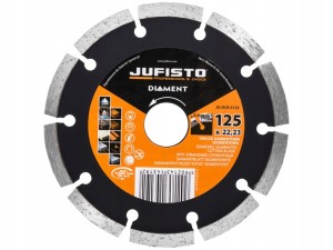 TARCZA DIAMENTOWA 125x22,2 DACHÓWKI, BETONU, CEGŁY