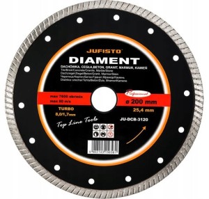 TARCZA DIAMENTOWA 180x25,4 CEGŁY, DACHÓWKI, GRANIT