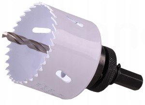 KORONKA 57mm BIMETAL otwornica wycinak + WIERTŁO