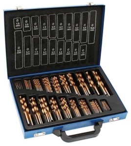 ZESTAW WIERTEŁ WIERTŁA TYTANOWE METALU HSS 170szt