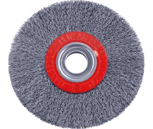 SZCZOTKA TARCZOWA 180mm DRUCIANA o32 na SZLIFIERKĘ