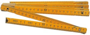 MIARA MIARKA DREWNIANA STOLARSKA SKŁADANA 2 METRY