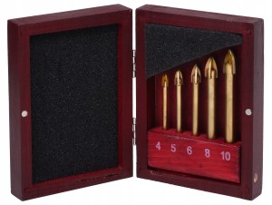 ZESTAW WIERTEŁ METALU DREWNA CEGŁY ALUMINIUM 5 SZT