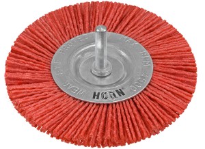 SZCZOTKA NYLONOWA NA WIERTARKĘ 75 TARCZOWA NYLON