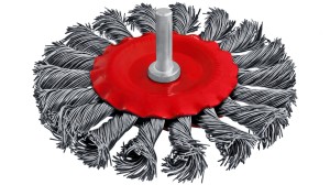 SZCZOTKA WIERTARKĘ 65 TARCZOWA DRUCIANA SPLATANA