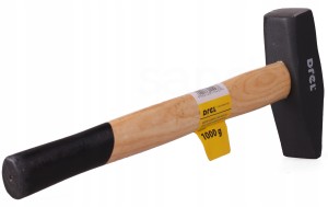 MŁOTEK MŁOT ŚLUSARSKI 1 kg KUCIA WBIJANIA SOLIDNY