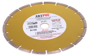 TARCZA DIAMENTOWA 250x25 DO KOSTKI BRUKOWEJ BETONU