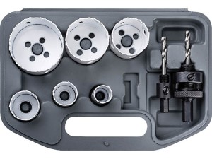 ZESTAW OTWORNIC OTWORNICE DREWNA METALU FI 19-57mm