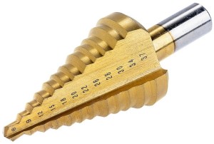 WIERTŁO STOPNIOWE STOŻKOWE METALU BLACHY HSS 6-37