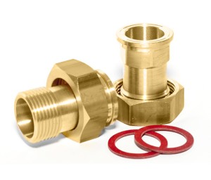 ŚRUBUNEK MOSIĘŻNY DO WODOMIERZA 1'' MOSIĄDZ KPL