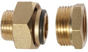 ŚRUBUNEK MOSIĘŻNY 3/8'' ORING KSZTAŁTKA MOSIĄDZ