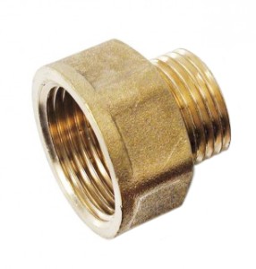 REDUKCJA MUFO-NYPEL 1''x1/2'' ZŁĄCZKA MUFA MOSIĄDZ