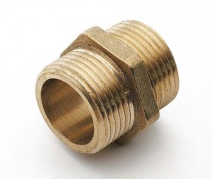 NYPEL MOSIĘŻNY DŁUGI 1'' L=44 ZŁĄCZKA MOSIĘŻNA