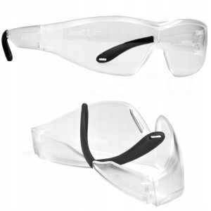 OKULARY OCHRONNE POLIWĘGLAN GOGLE BEZBARWNE BHP