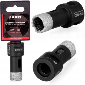 OTWORNICA DIAMENTOWA 20mm WIERTŁO GRESU SZLIFIERKĘ