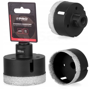 OTWORNICA DIAMENTOWA 68mm WIERTŁO GRESU SZLIFIERKĘ