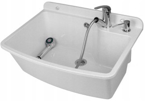 ZLEWOZMYWAK ZLEW GOSPODARCZY DUŻY BATERIA DOZOWNIK