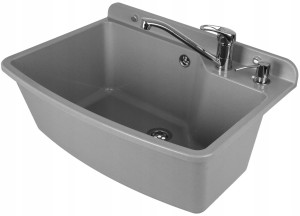 ZLEWOZMYWAK ZLEW GOSPODARCZY DUŻY BATERIA+DOZOWNIK