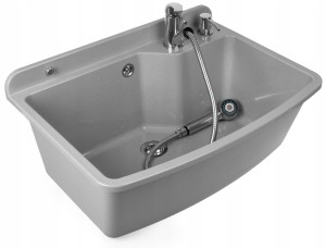 ZLEWOZMYWAK ZLEW GOSPODARCZY DUŻY BATERIA+DOZOWNIK