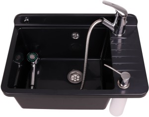 ZLEW GOSPODARCZY ZELVO COMPACT + BATERIA DOZOWNIK