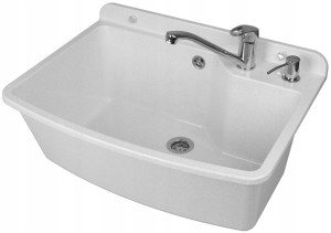 ZLEWOZMYWAK ZLEW GOSPODARCZY DUŻY BATERIA DOZOWNIK