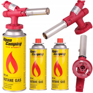 PALNIK GAZOWY KARTUSZ CERAMICZNY LUTLAMPA + GAZY