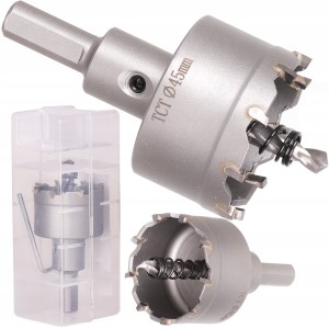 OTWORNICA WIDIOWA KORONKA DO METALU DREWNA 45 MM