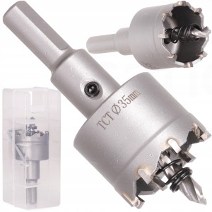 OTWORNICA WIDIOWA KORONKA DO METALU DREWNA 35 MM