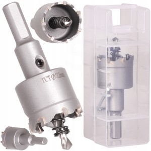 OTWORNICA WIDIOWA KORONKA DO METALU DREWNA 32 MM