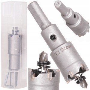 OTWORNICA WIDIOWA KORONKA DO METALU DREWNA 22 MM