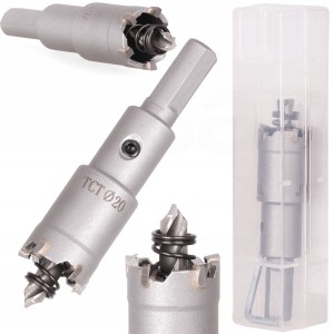 OTWORNICA WIDIOWA KORONKA DO METALU DREWNA 20 MM