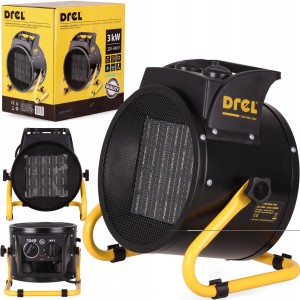 NAGRZEWNICA ELEKTRYCZNA GRZEJNIK DMUCHAWA 3KW 220V